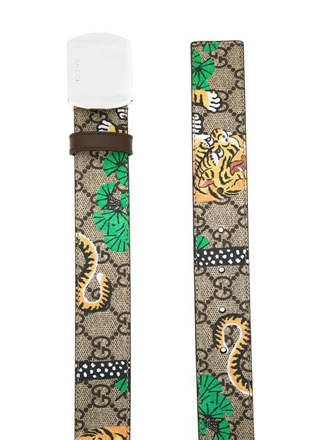 mens gucci bengal tiger belt|Gucci dionysus belt for sale.